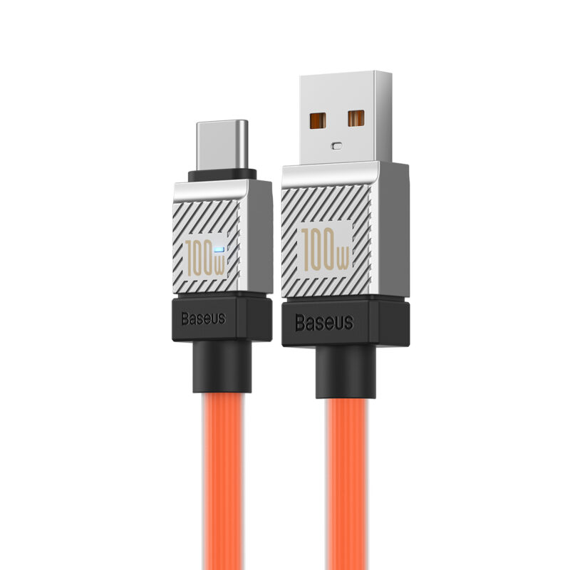 Baseus cable CoolPlay USB - USB-C 1m 100W orange - Bild 4