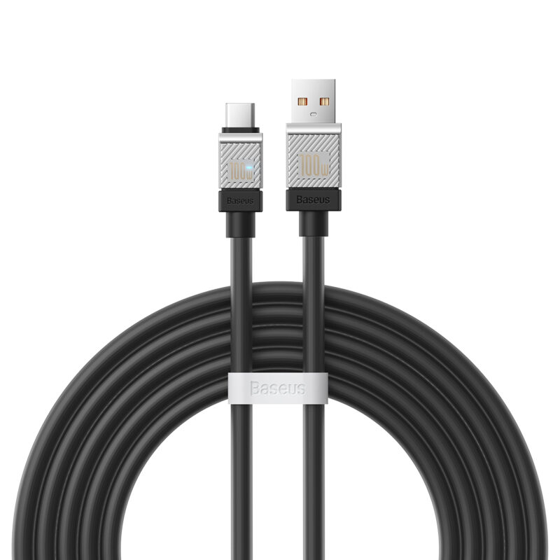 Baseus cable CoolPlay USB - USB-C 2m 100W black