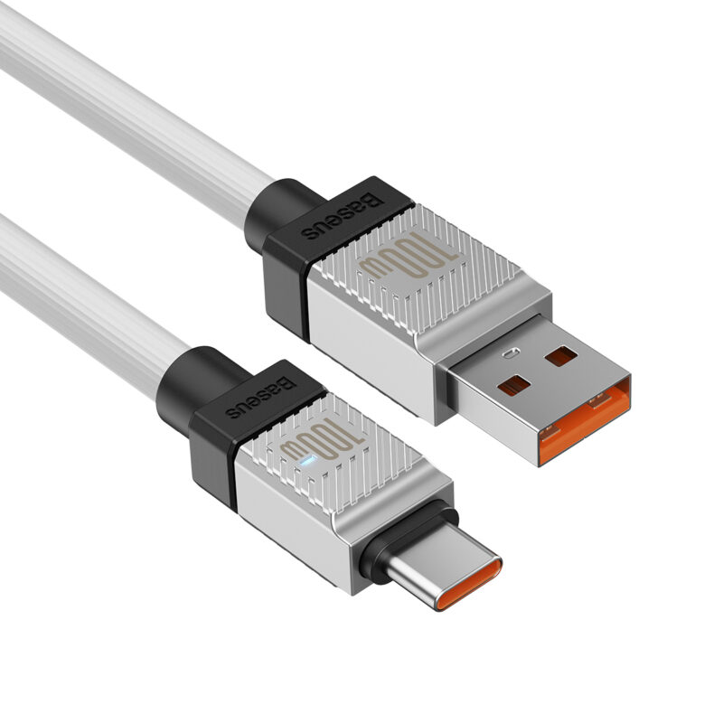 Baseus cable CoolPlay USB - USB-C 2m 100W white - Bild 6