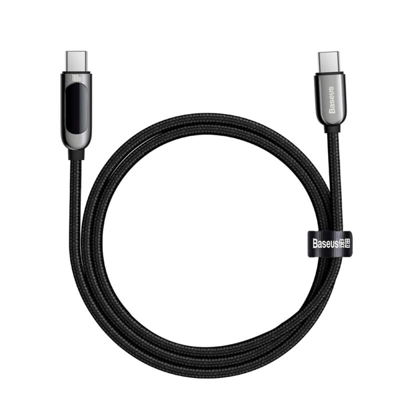 Baseus cable Display PD USB-C - USB-C 1,0 m black 100W - Bild 4