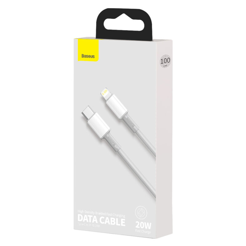 Baseus cable High Density PD USB-C - Lightning 1,0 m white 20W - Bild 8