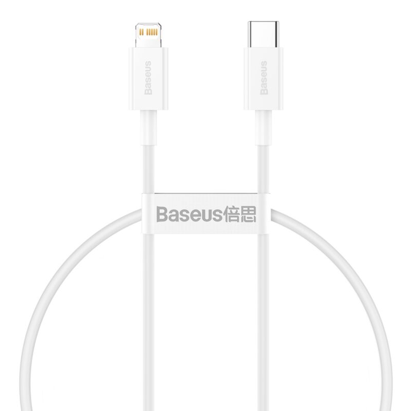 Baseus cable Superior PD USB-C - Lightning 0,25 m white 20W