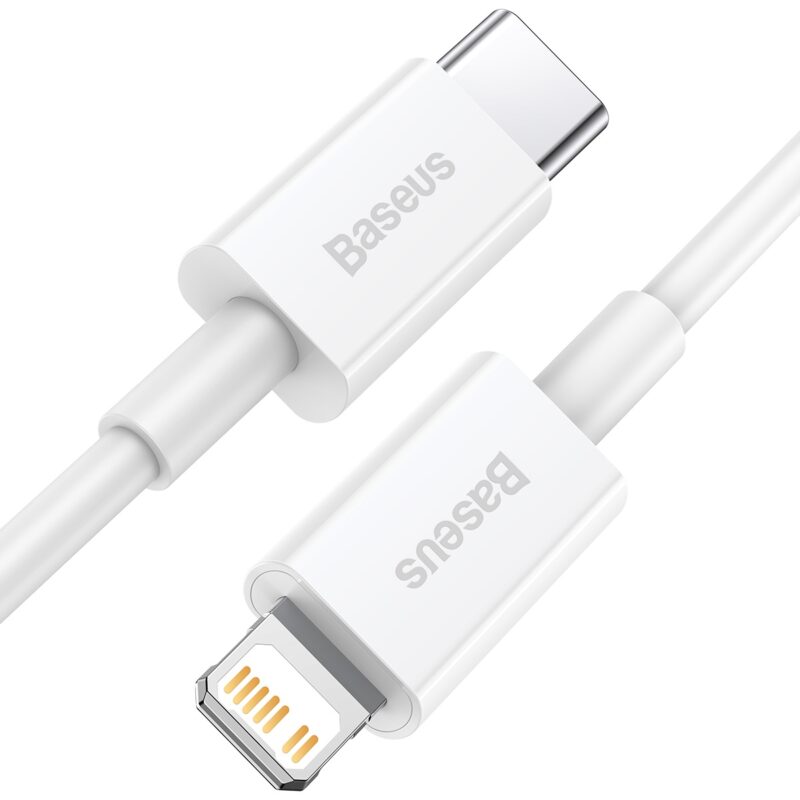 Baseus cable Superior PD USB-C - Lightning 0,25 m white 20W - Bild 3