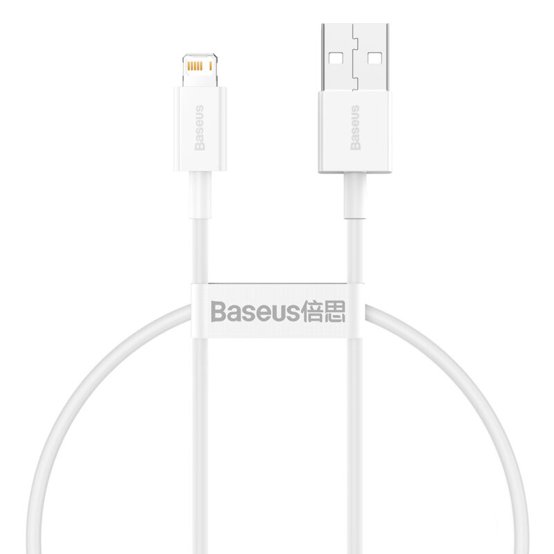 Baseus cable Superior USB - Lightning 0,25 m 2,4A white