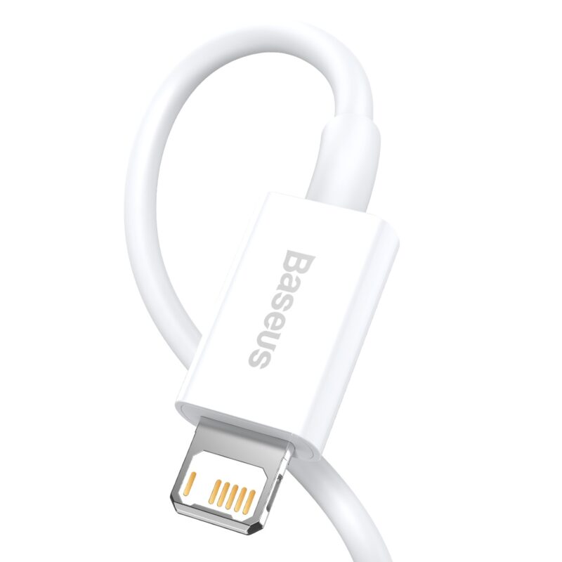 Baseus cable Superior USB - Lightning 0,25 m 2,4A white - Bild 4