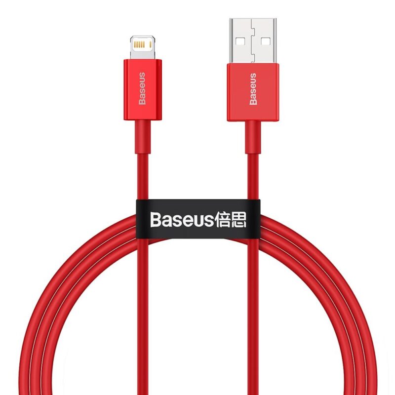 Baseus cable Superior USB - Lightning 1,0 m 2,4A red