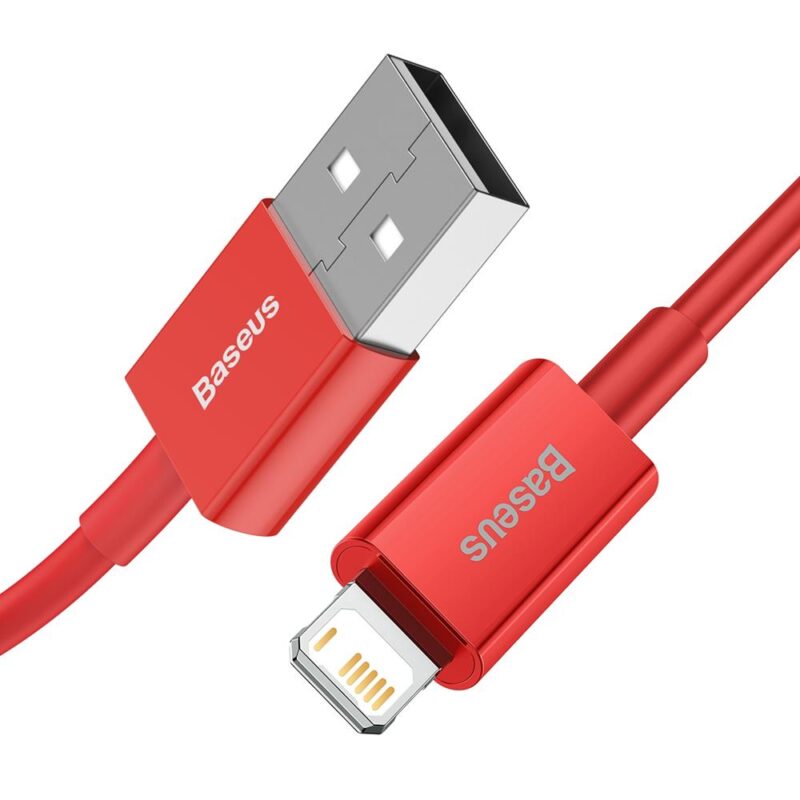 Baseus cable Superior USB - Lightning 1,0 m 2,4A red - Bild 3