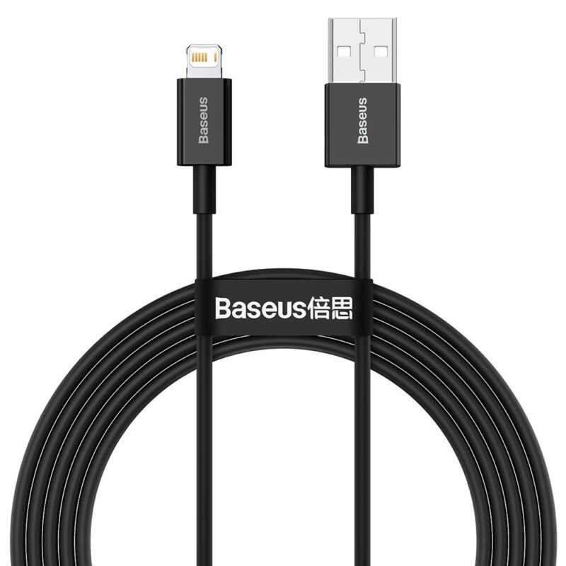 Baseus cable Superior USB - Lightning 2,0 m 2,4A black