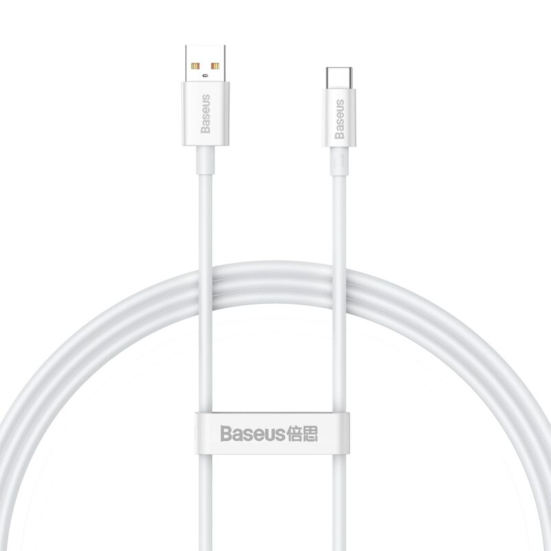 Baseus cable Superior USB - USB-C 1,0m moon white 100W P10320102214-01