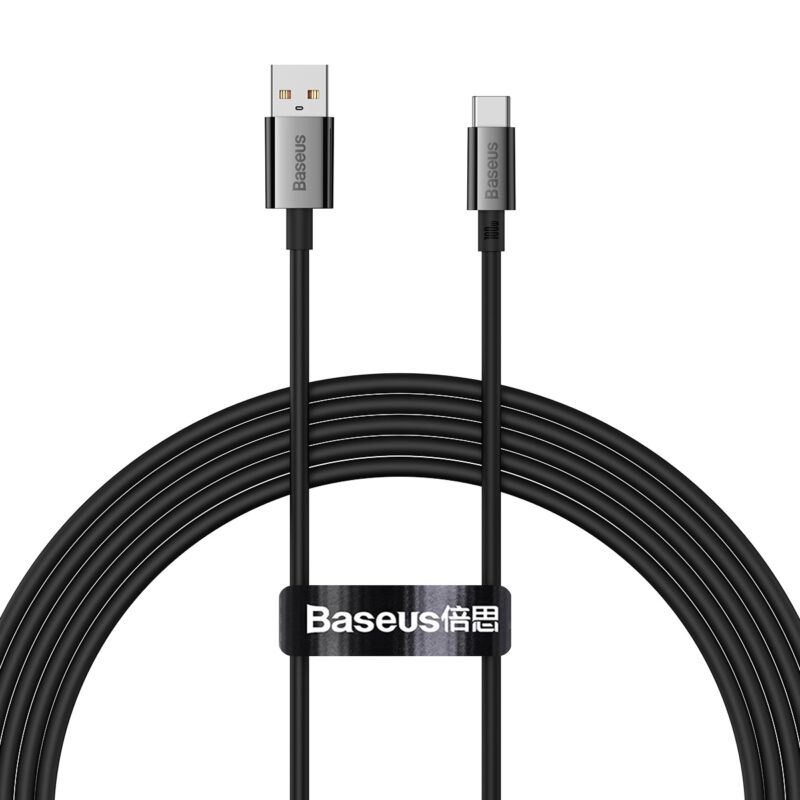 Baseus cable Superior USB - USB-C 2,0m cluster black 100W