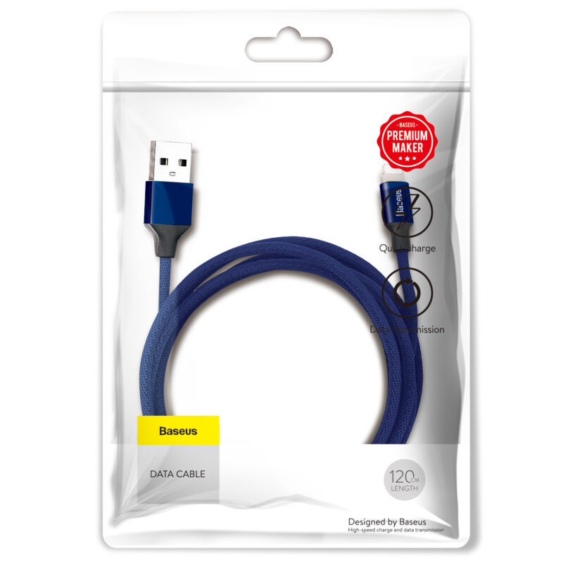 Baseus cable Yiven USB - Lightning 1,2 m 2A navy blue - Bild 10