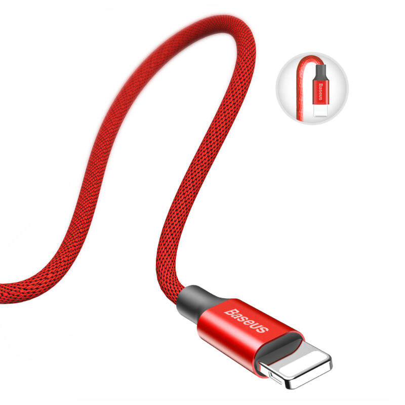 Baseus cable Yiven USB - Lightning 1,2 m 2A red - Bild 6