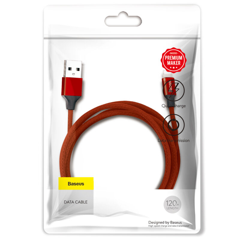 Baseus cable Yiven USB - Lightning 1,2 m 2A red - Bild 10