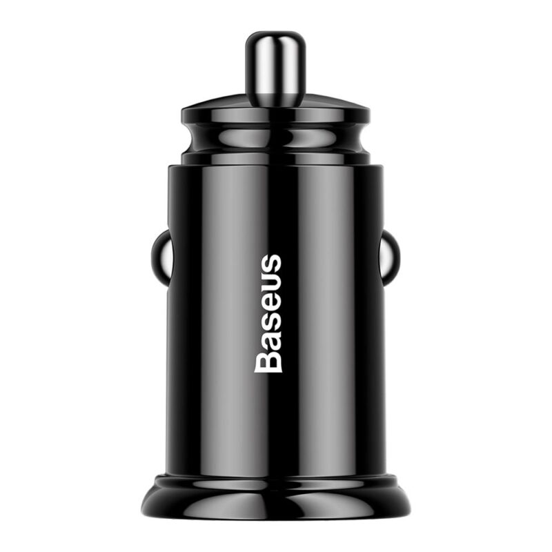 Baseus car charger Dual QC 3.0 30W 2x USB black