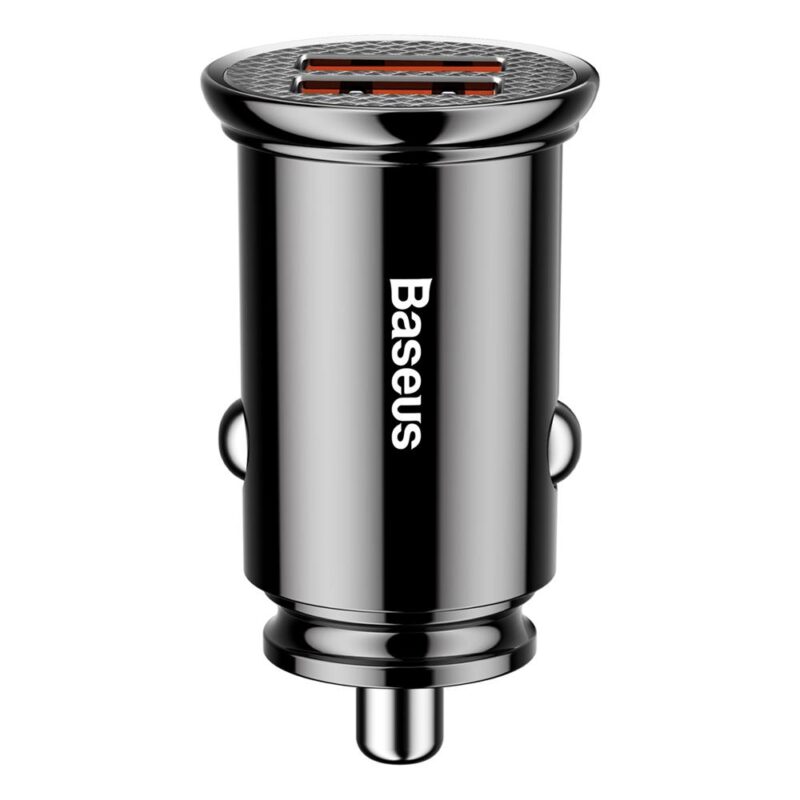 Baseus car charger Dual QC 3.0 30W 2x USB black - Bild 3