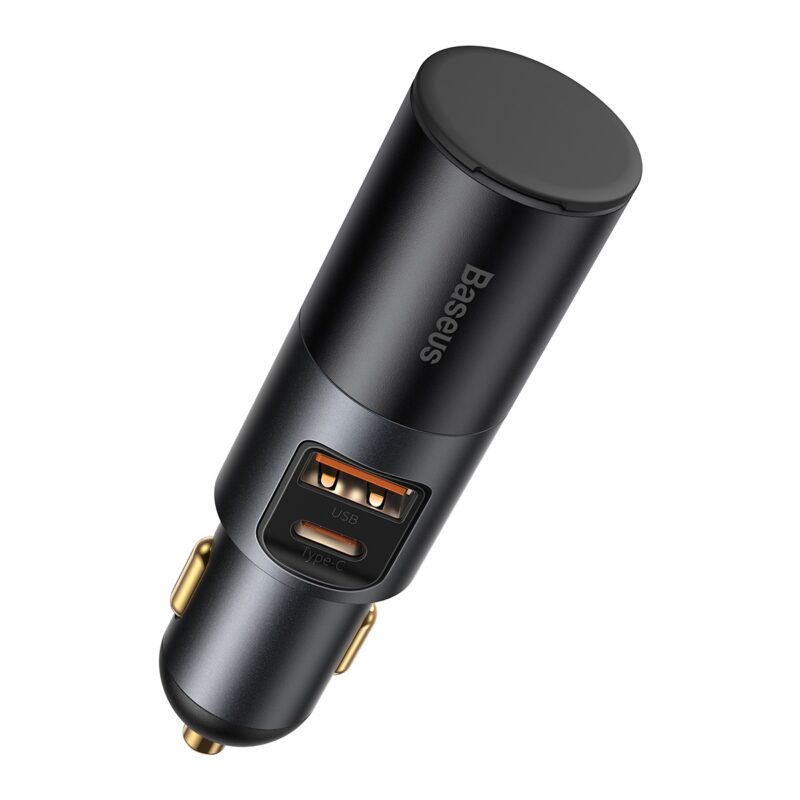 Baseus car charger Share Together PD 120W 1x USB 1x USB-C gray with car lighter socket - Bild 7