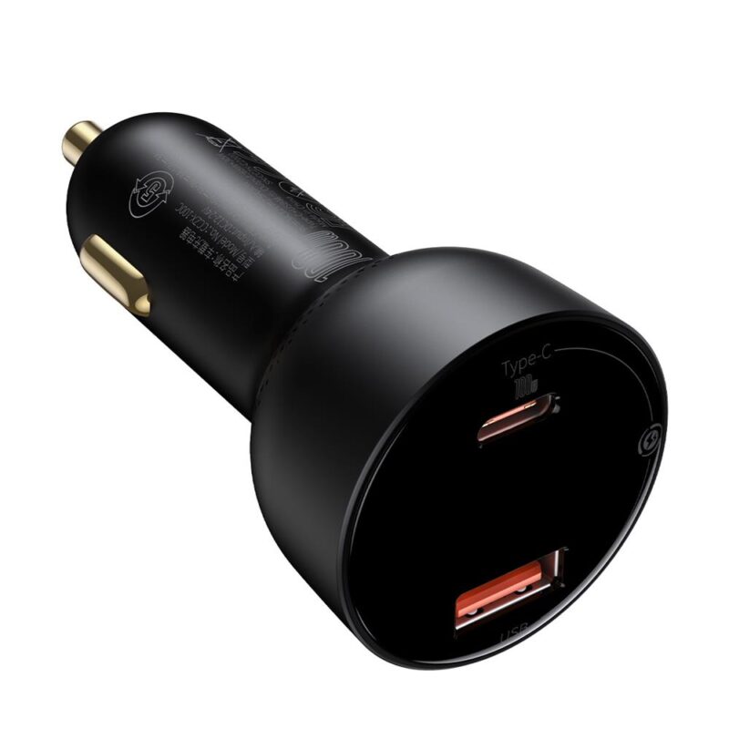 Baseus car charger Superme PD 100W 1x USB 1x USB-C black + cable USB-C - USB-C - Bild 7