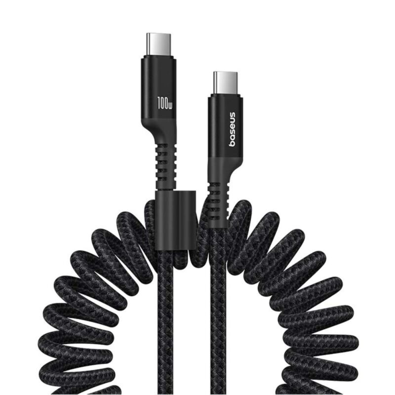 Baseus Fish-Eye Fast Charging Data Cable USB-C to USB-C 100W 1m Cluster Black