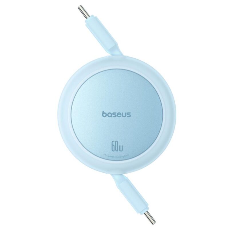 Baseus Free2Pull Mini Charging Cable USB-C to USB-C 60W 1m Galaxy Blue