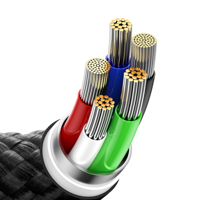 Baseus Glimmer Series Fast Charging Data Cable Type-C to iP 20W 2m Black - Bild 6