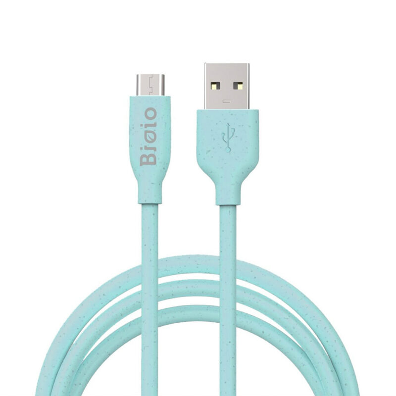 Bioio cable USB - microUSB 1,0 m 2,4A blue