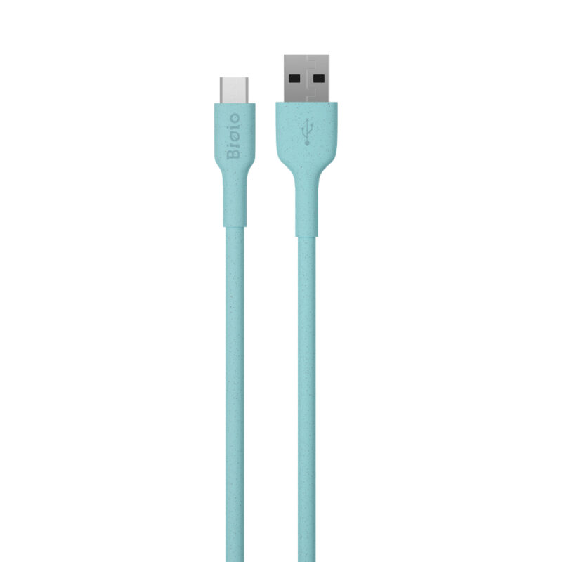 Bioio cable USB - microUSB 1,0 m 2,4A blue - Bild 3