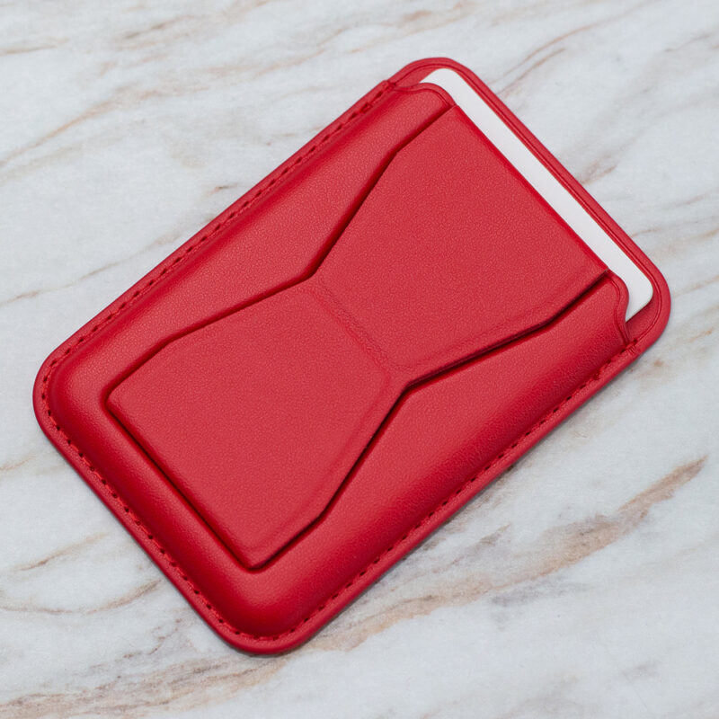 Card holder with stand red - Bild 7