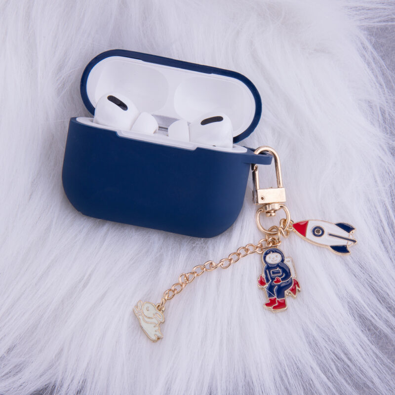 Case for Airpods 3 dark blue with pendant - Bild 5