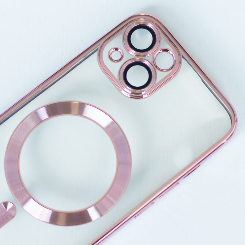 Color Chrome Mag case for iPhone 15 Pro 6,1" rose gold - Bild 12