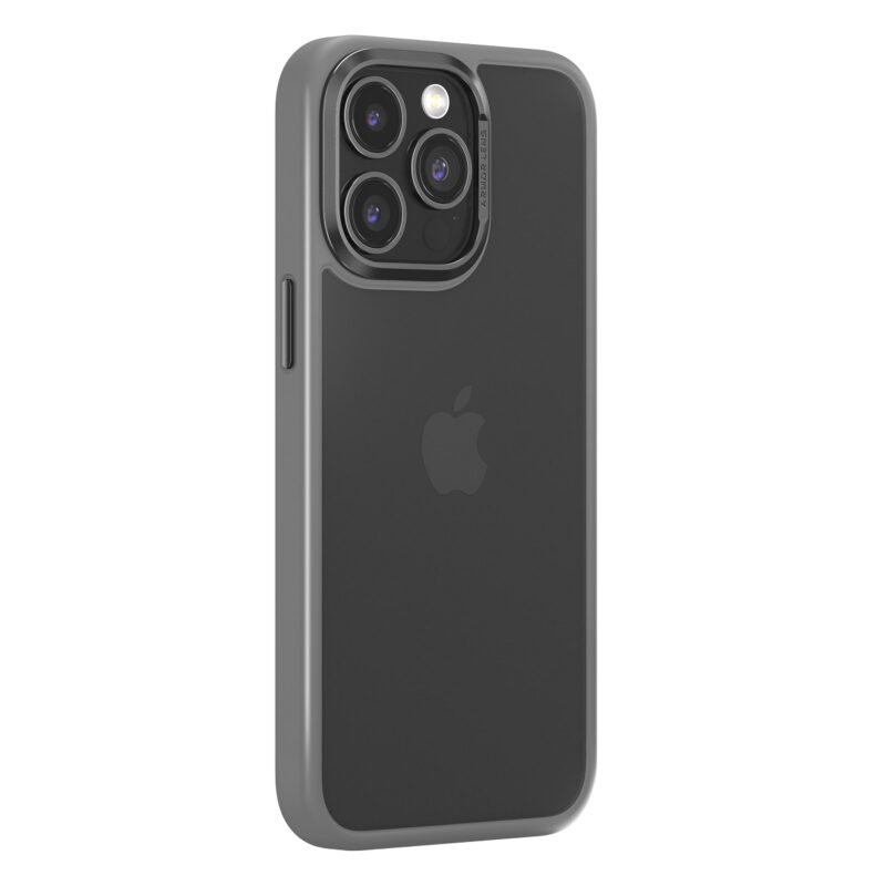 Comma case Joy Elegant for iPhone 15 gray