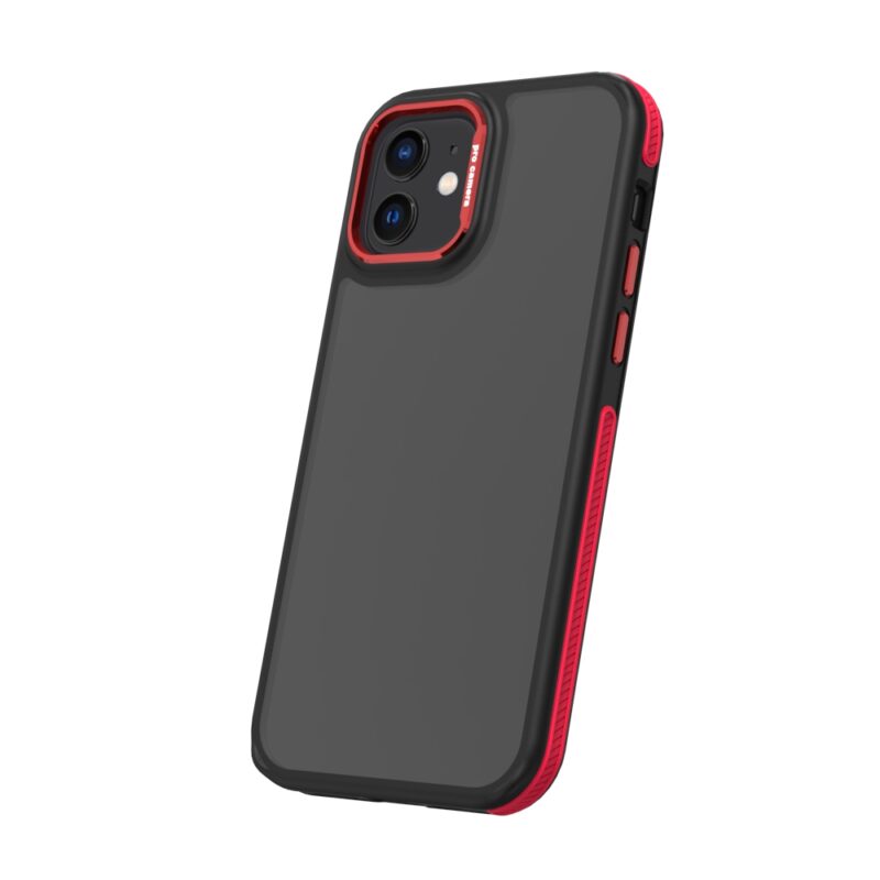 Crystal Black case for iPhone 12 / 12 Pro 6,1" red - Image 3