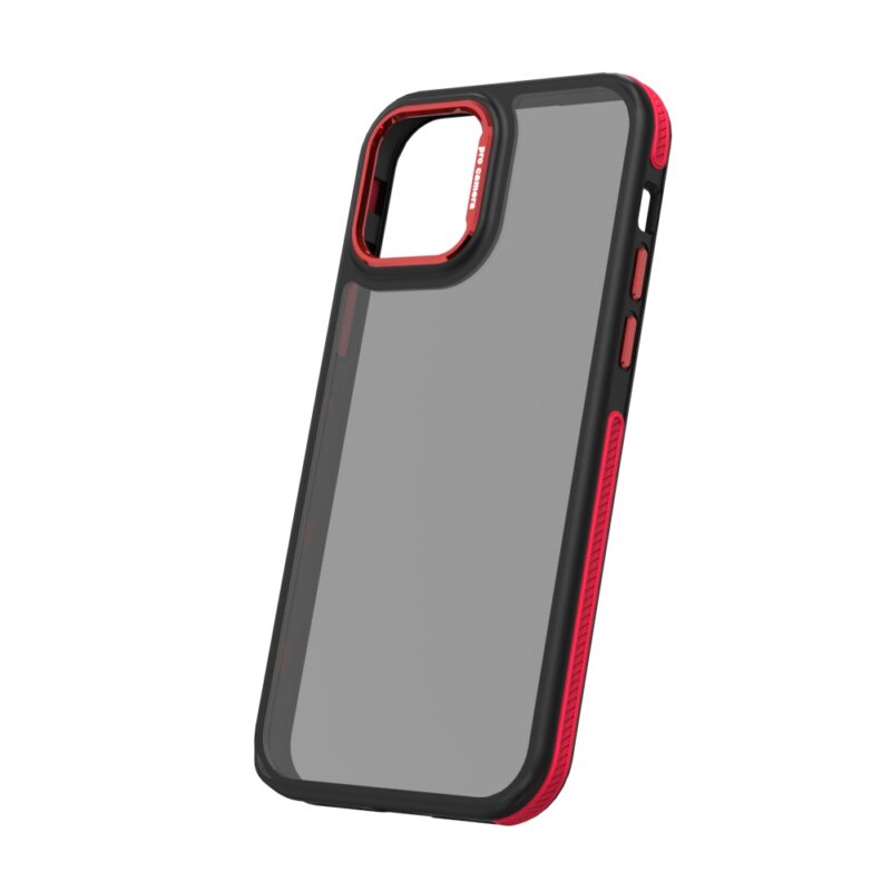 Crystal Black case for iPhone 12 / 12 Pro 6,1" red - Image 4