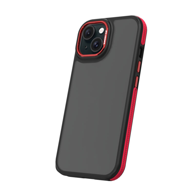 Crystal Black case for iPhone 15 6,1" red - Image 3