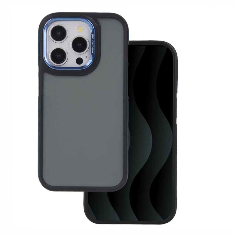 Crystal Black case for iPhone 16 6,1" blue