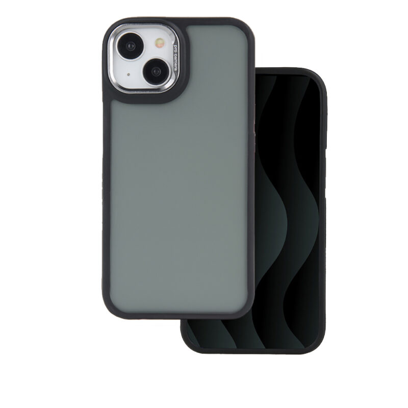 Crystal Black case for iPhone 16 6,1" grey