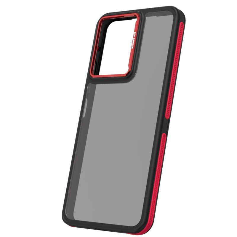 Crystal Black case for Xiaomi Redmi 13C 4G / 13C 5G / Poco C65 red - Image 4