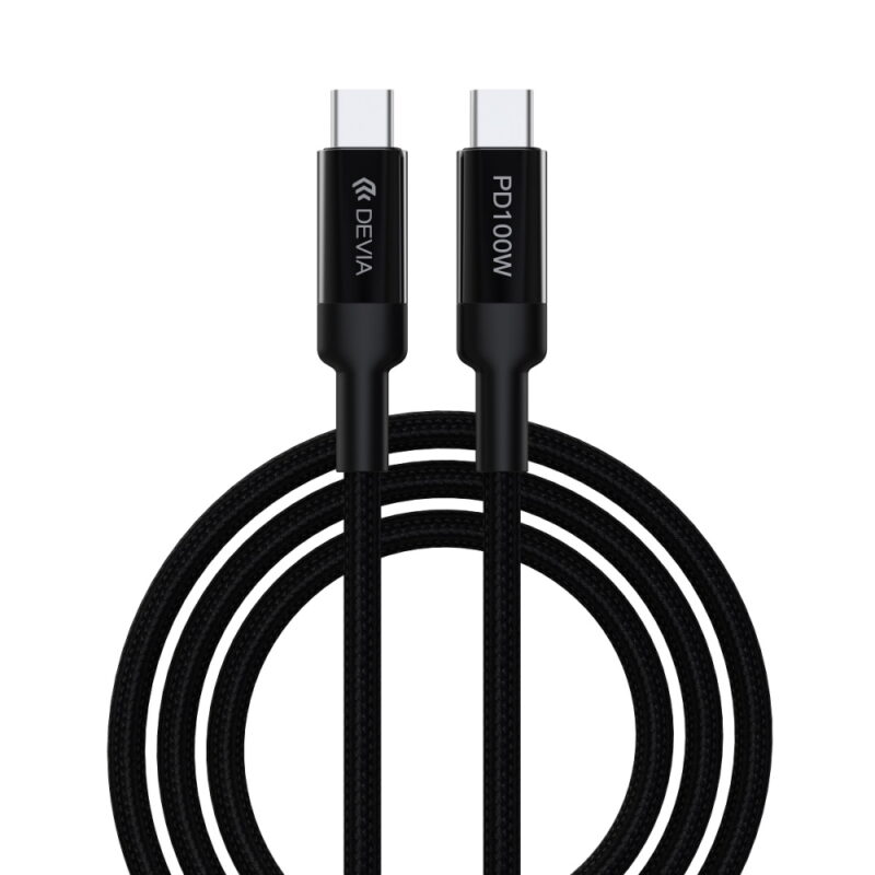 Devia cable EC309 Extreme PD USB-C - USB-C 1,5 m 100W black