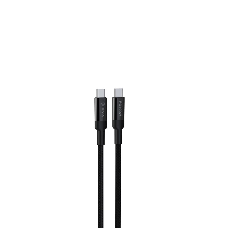 Devia cable EC309 Extreme PD USB-C - USB-C 1,5 m 100W black - Bild 3