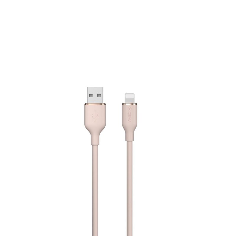 Devia cable Jelly EC630 USB - Lightning 1,2 m 2,4A pink - Bild 3