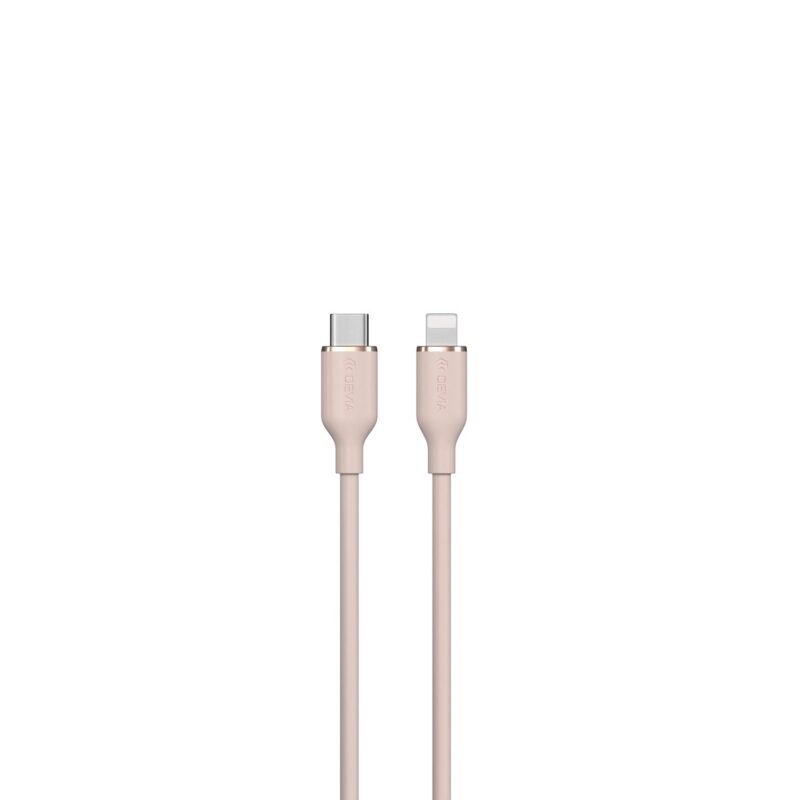 Devia cable Jelly EC631 USB-C - Lightning 1,2 m 27W pink - Bild 3