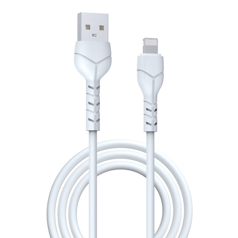 Devia cable Kintone EC143 USB - Lightning 1,0 m 2,1A white