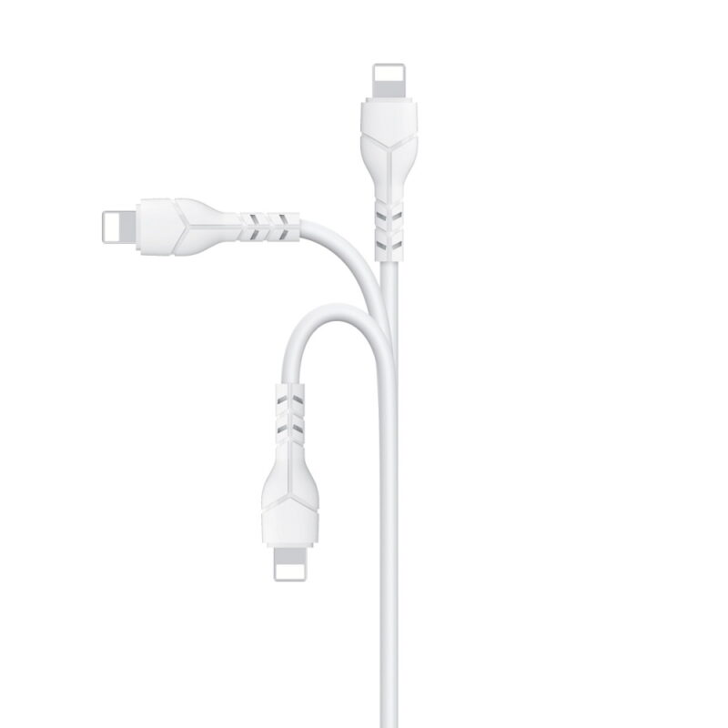 Devia cable Kintone EC143 USB - Lightning 1,0 m 2,1A white - Bild 6