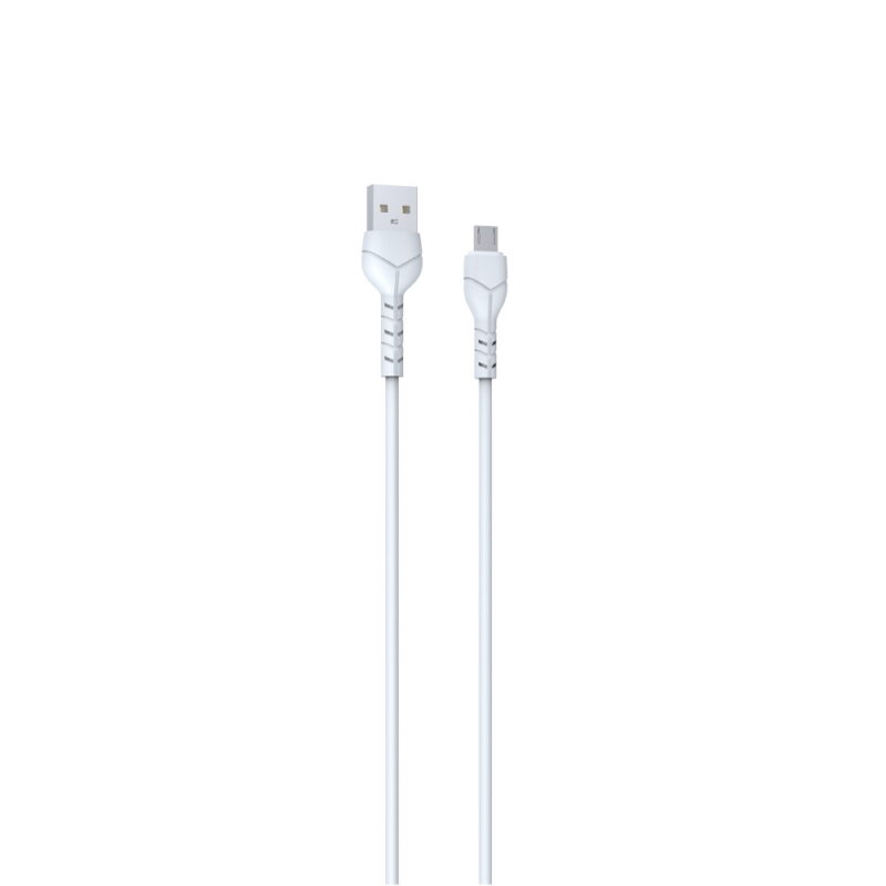 Devia cable Kintone EC144 USB - MicroUSB 1,0 m 2,1A white - Bild 3