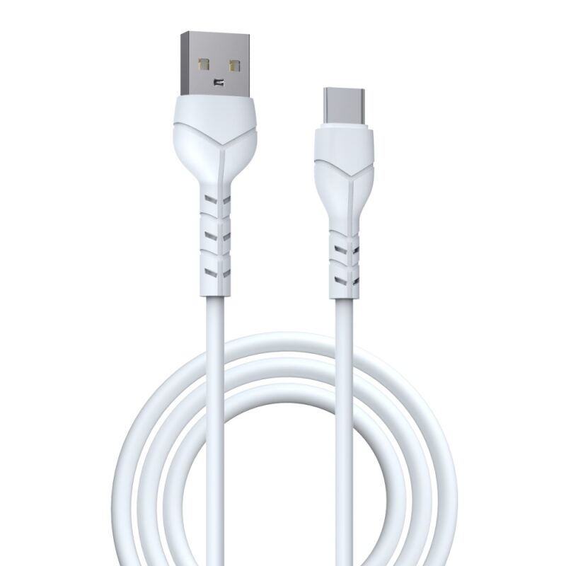 Devia cable Kintone EC145 USB - USB-C 1,0 m 2,1A white