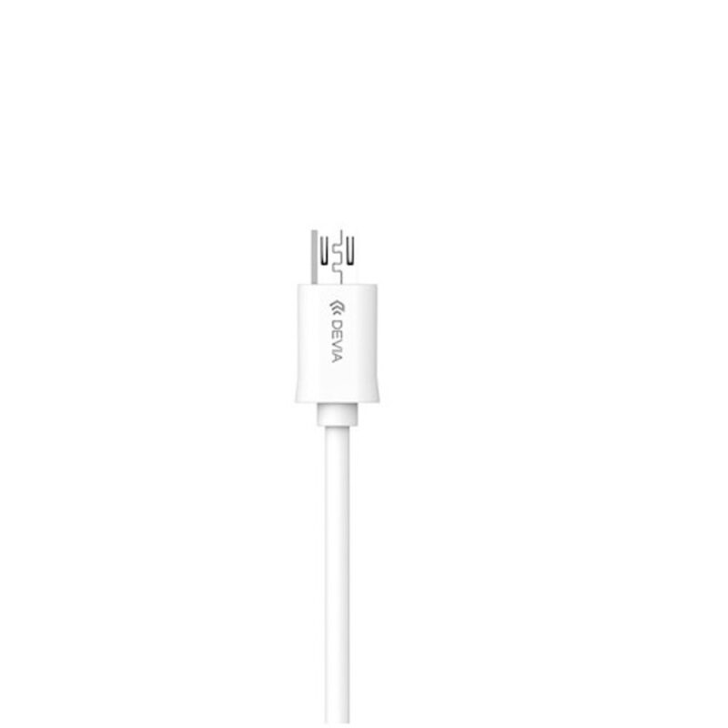 Devia cable Smart EC081 USB - MicroUSB 1,0 m 2,1A white - Bild 7