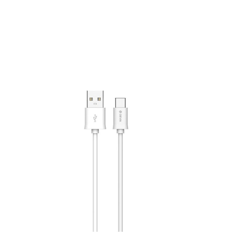 Devia cable Smart EC082 USB - USB-C 1,0 m 2,1A white - Bild 3