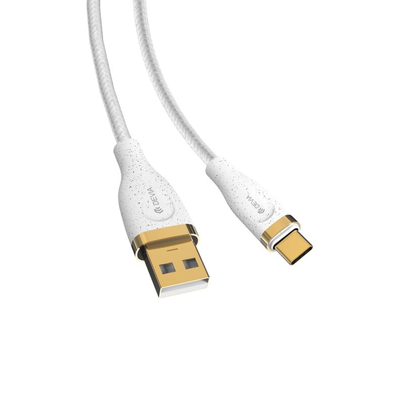 Devia cable Star EC311 USB - USB-C 1,5 m 2,4A white - Bild 3