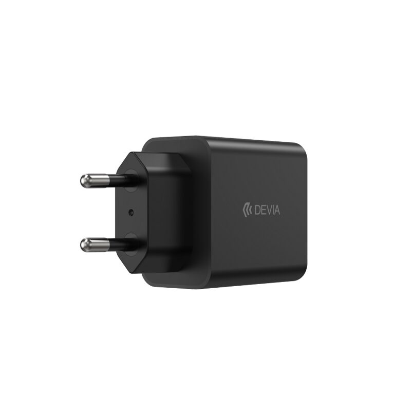 Devia wall charger Rocket PD 45W 1x USB-C black+ cable USB-C - USB-C - Bild 7