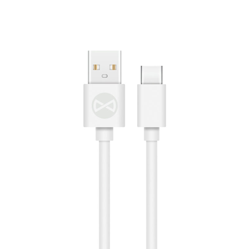 Forever cable USB - USB-C 1,0 m 2A white