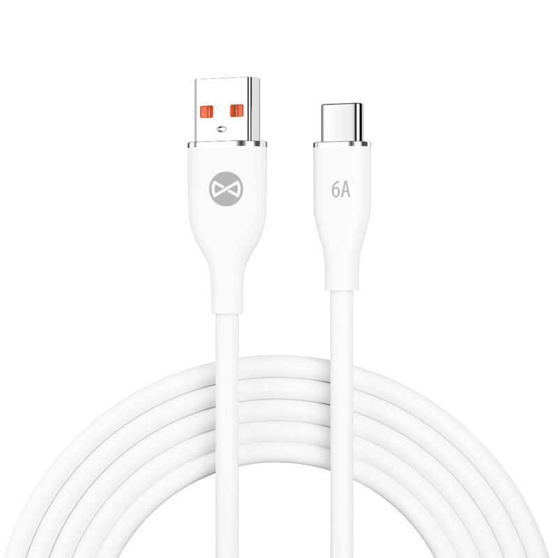 Forever cable USB - USB-C 1,0 m 6A white